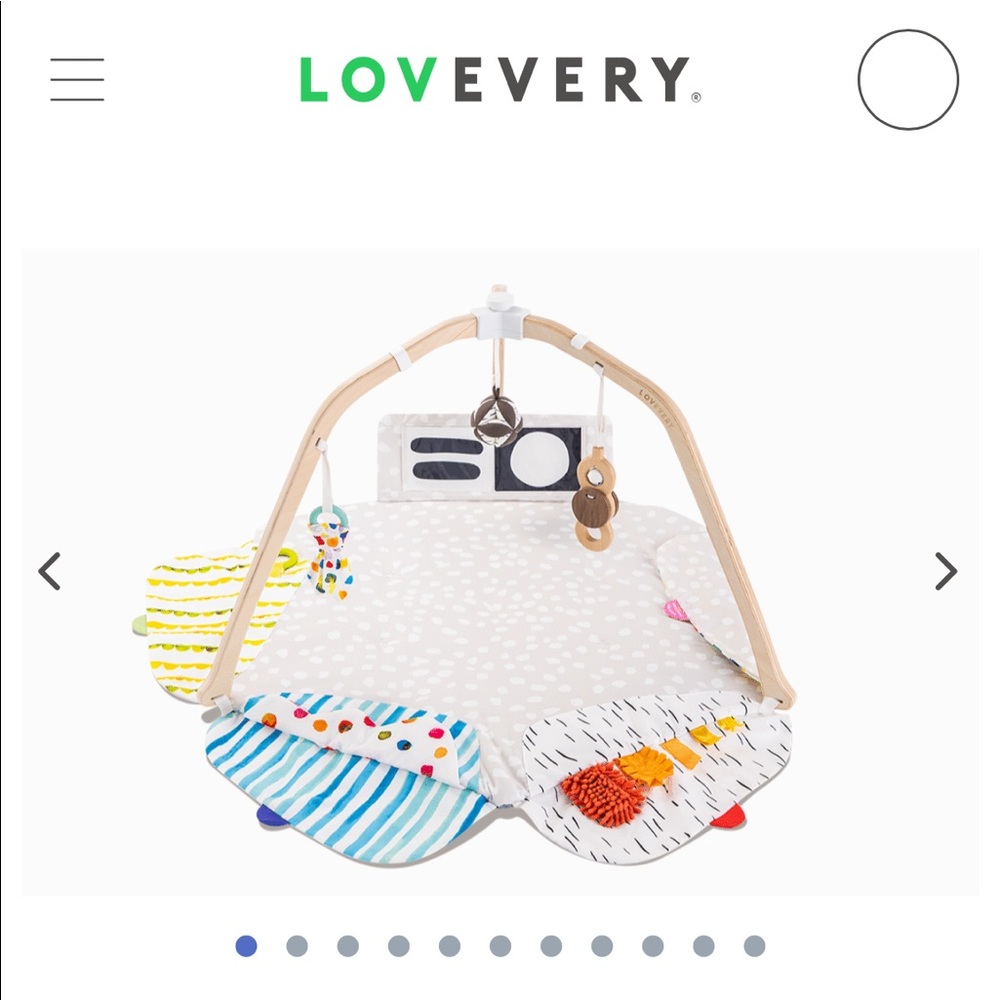LoveEvery Baby Infant Play Gym - Like New with Box